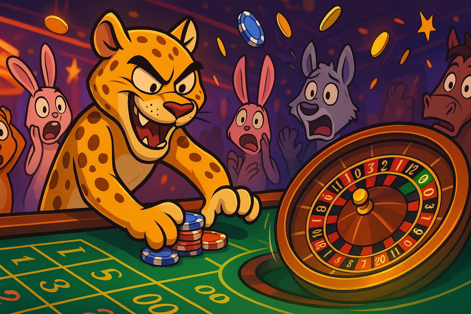 Lucky Number draw interface showing number selection and payout grid